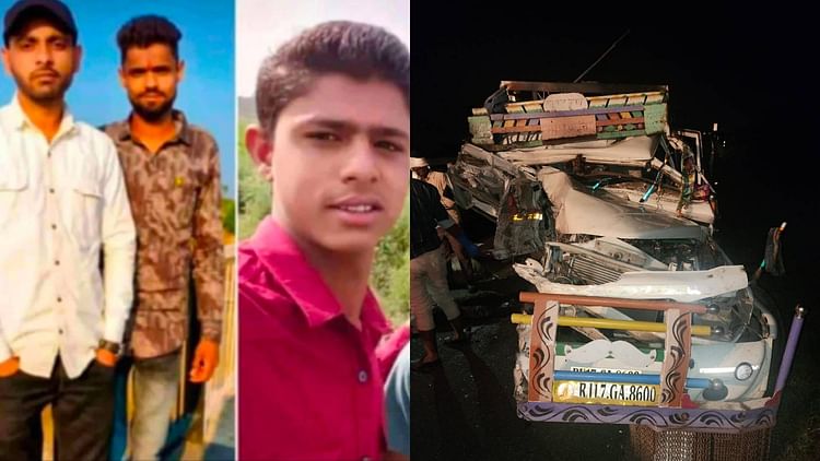 mandsaur-road-accident:-दो-वाहनों-की-आमने-सामने-टक्कर-में-तीन-दोस्तों-सहित-पिकअप-चालक-की-मौत,-एक-घायल