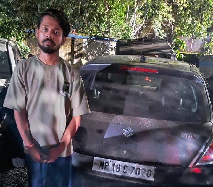 shahdol-news:-खड़े-ट्रेलर-से-डीजल-चुराने-वाले-गिरोह-को-पकड़ा,-कार-समेत-तीन-लाख-रुपये-का-माल-बरामद
