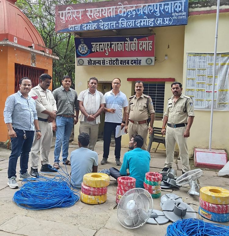 damoh-news:-फैक्टरी-में-चोरी-करने-वाले-आरोपी-गिरफ्तार,-रेकी-कर-घटना-को-अंजाम-दिया-था-अंजाम,-माल-बरामद
