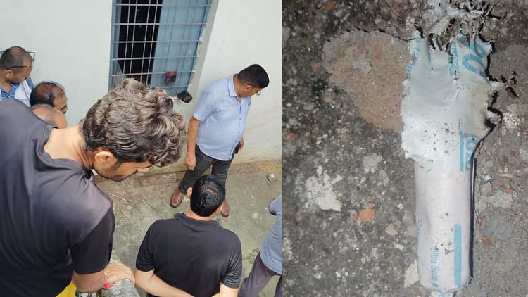 sidhi-news:-अधिवक्ता-के-घर-में-हुआ-ब्लास्ट,-बाल-बाल-बच्चे-चार-सदस्य;-मौके-पर-पहुंची-पुलिस-जांच-में-जुटी