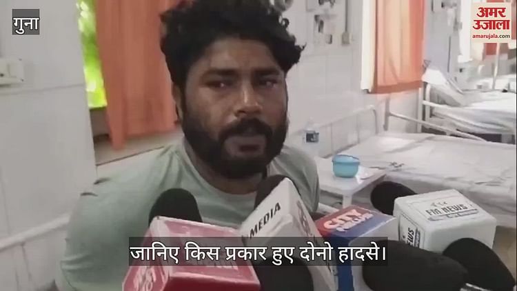 guna-news:-सड़क-हादसे-में-दो-लोगों-की-मौत,-खड़े-ट्रक-में-जा-घुसी-तेज-रफ्तार-कार,-डंपर-से-टकराया-ट्रक